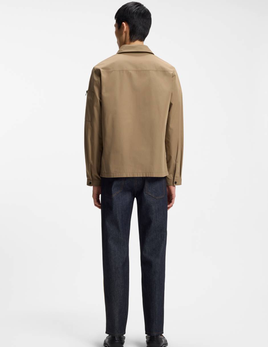 Chamarra casual hugode algodón para hombre 5