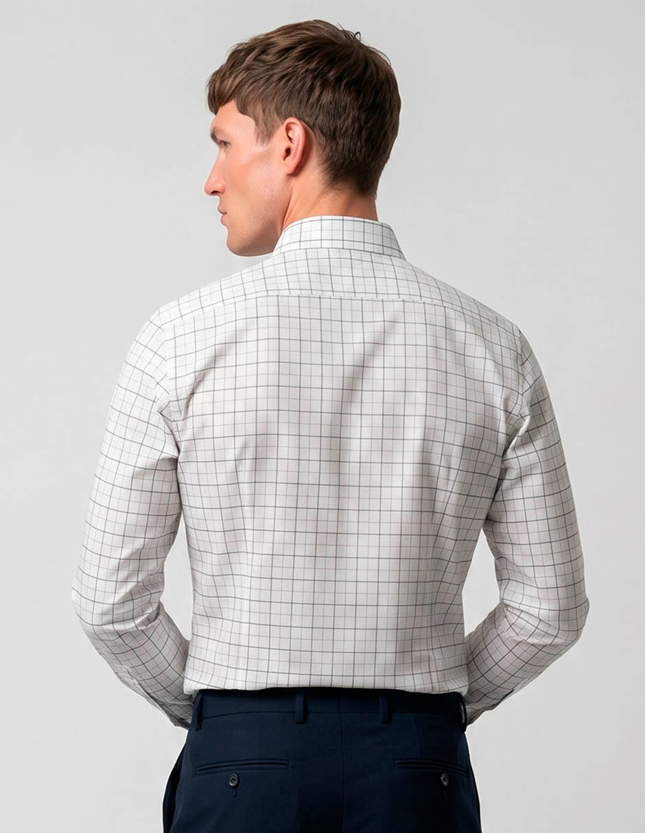 Camisa de algodón manga larga para hombre 2