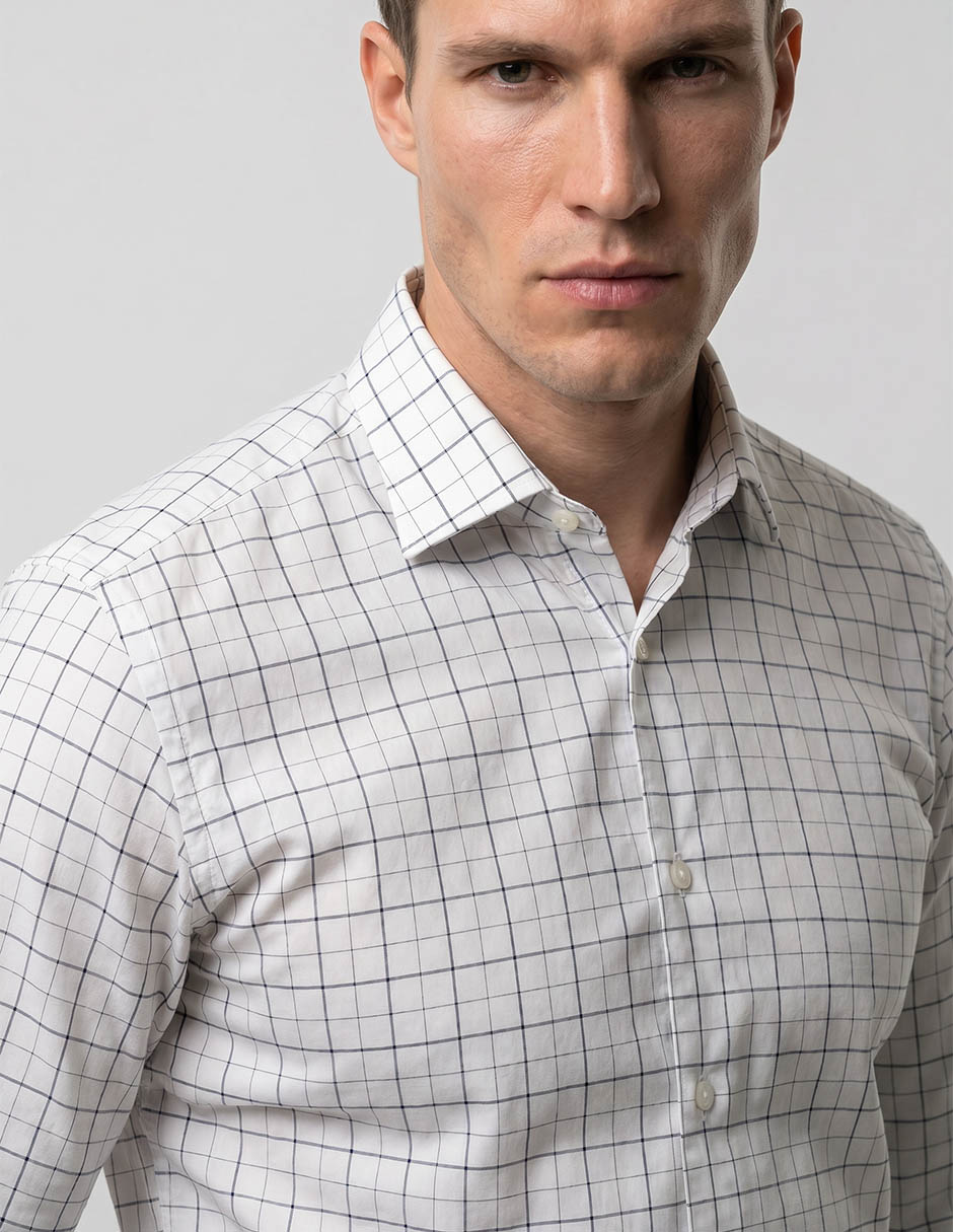 Camisa de algodón manga larga para hombre 3