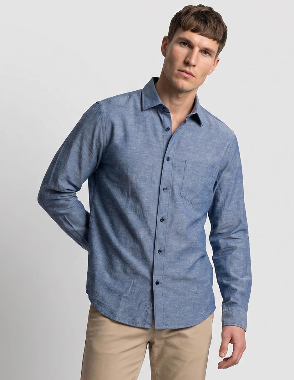 Camisa casual manga larga para hombre Camisa casual manga larga para hombre