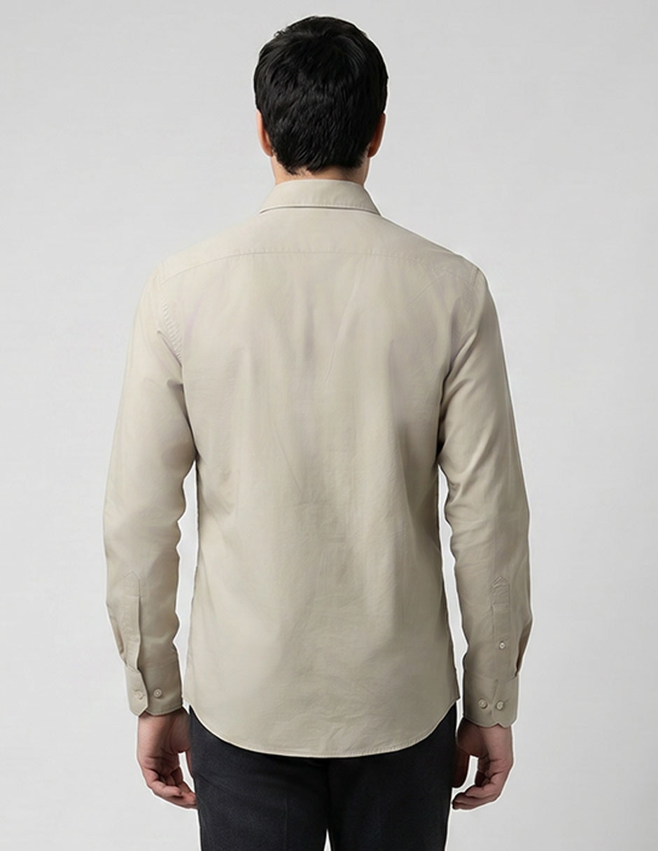 Camisa Scappino cuello francés para hombre