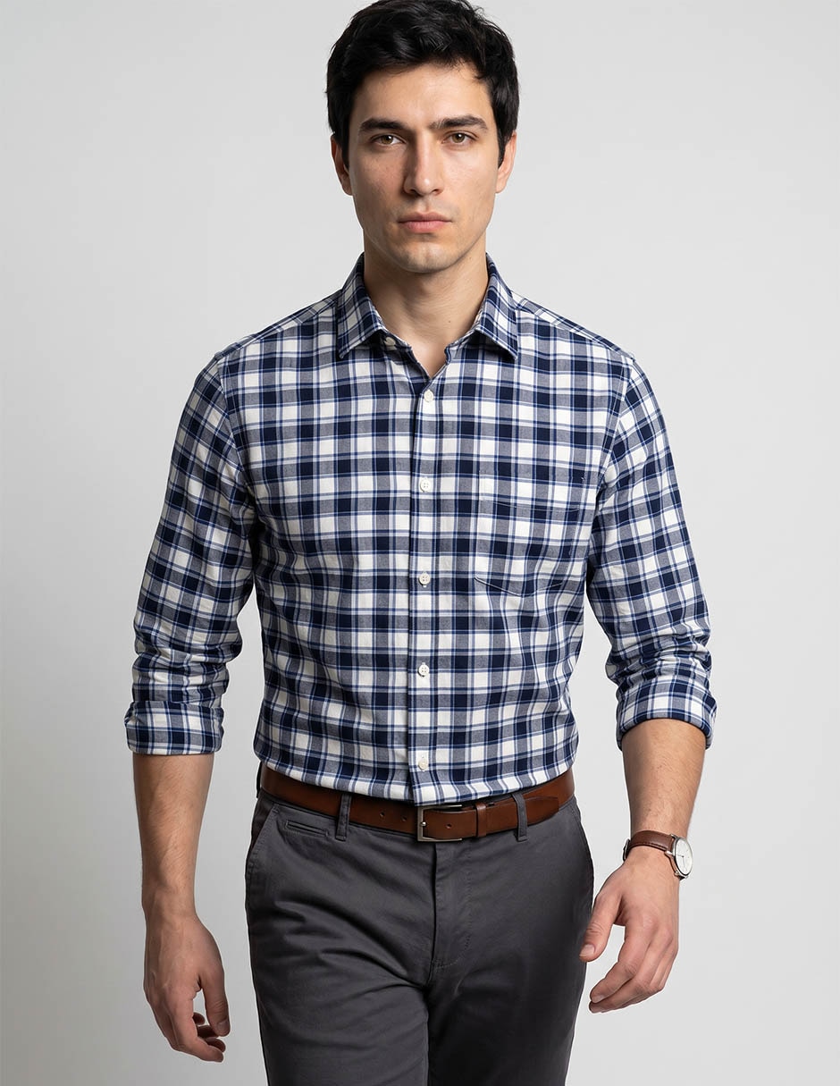 Camisa casual manga larga para hombre Camisa casual manga larga para hombre