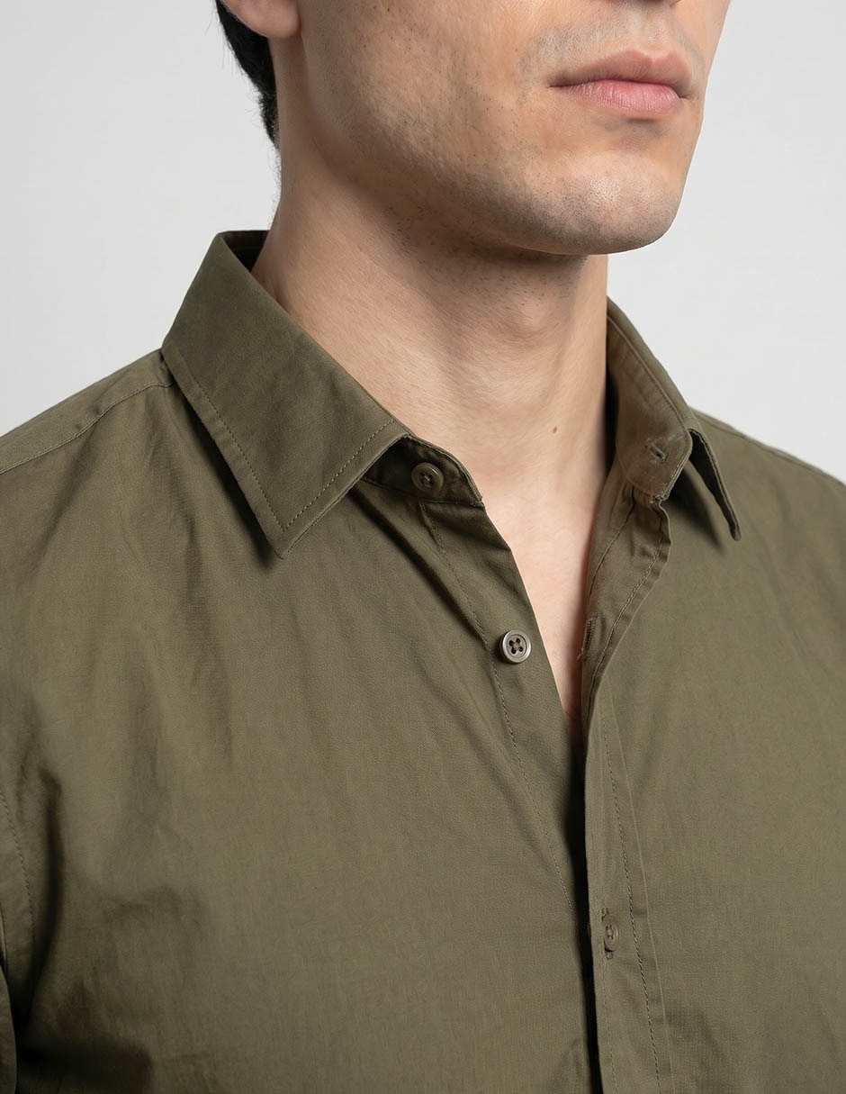 Camisa cuello francés para hombre 3