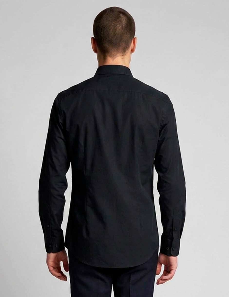 Camisa casual de algodón manga larga para hombre 2