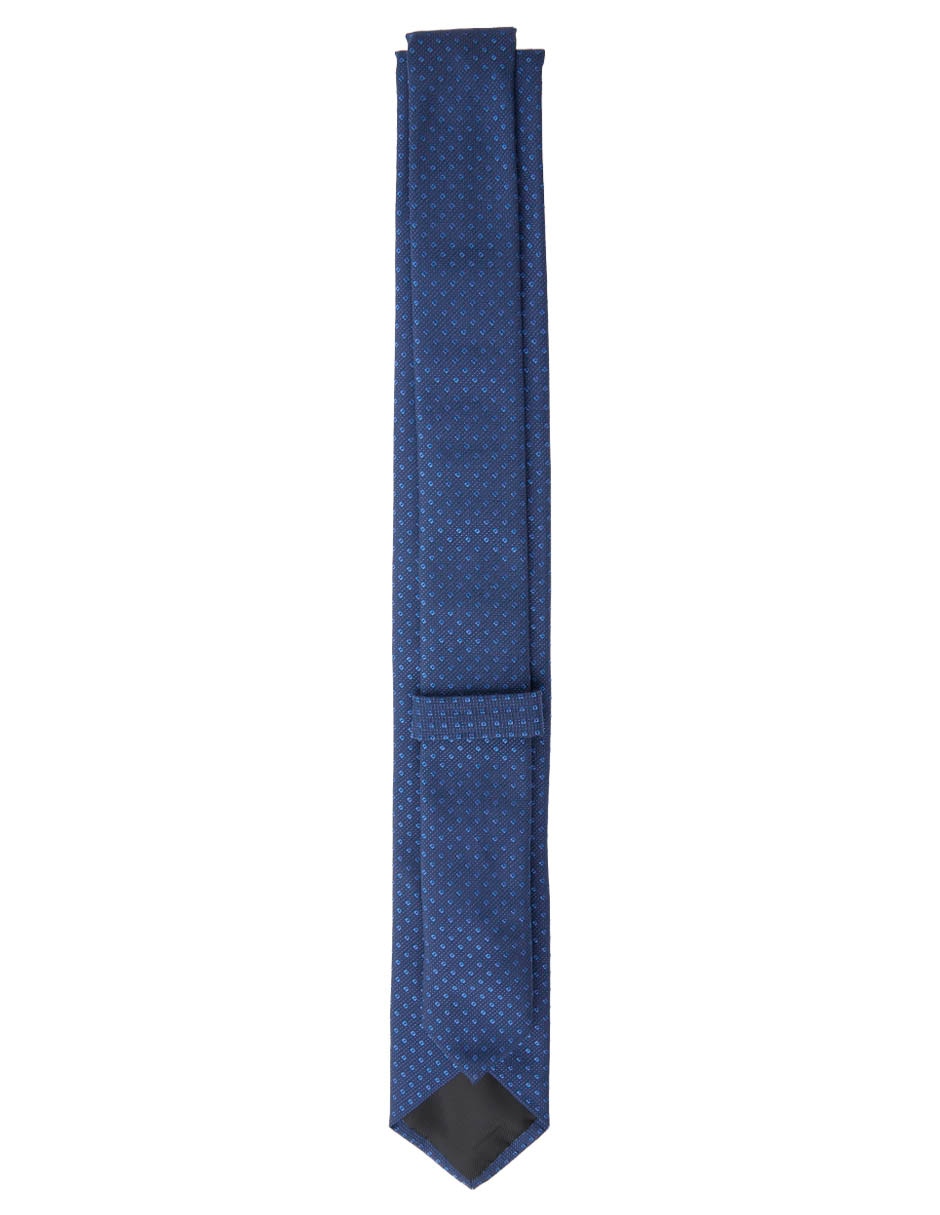 Corbata slim estampado a cuadros para hombre 2