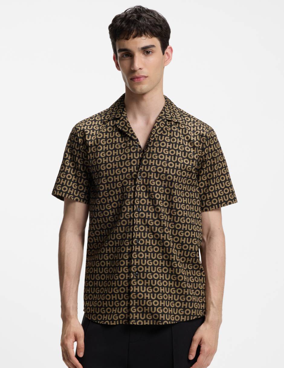 Camisa casual manga corta para hombre