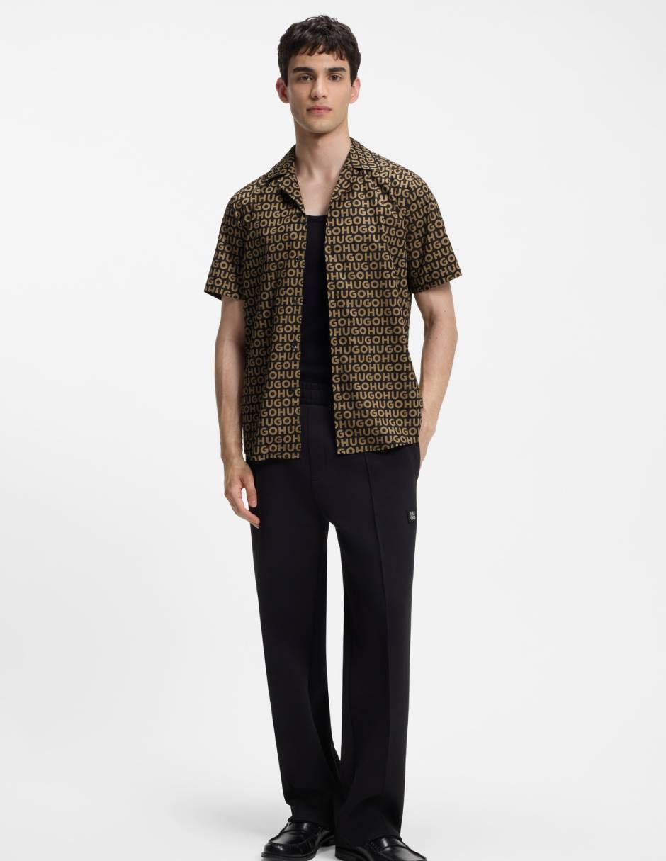 Camisa casual manga corta para hombre 4