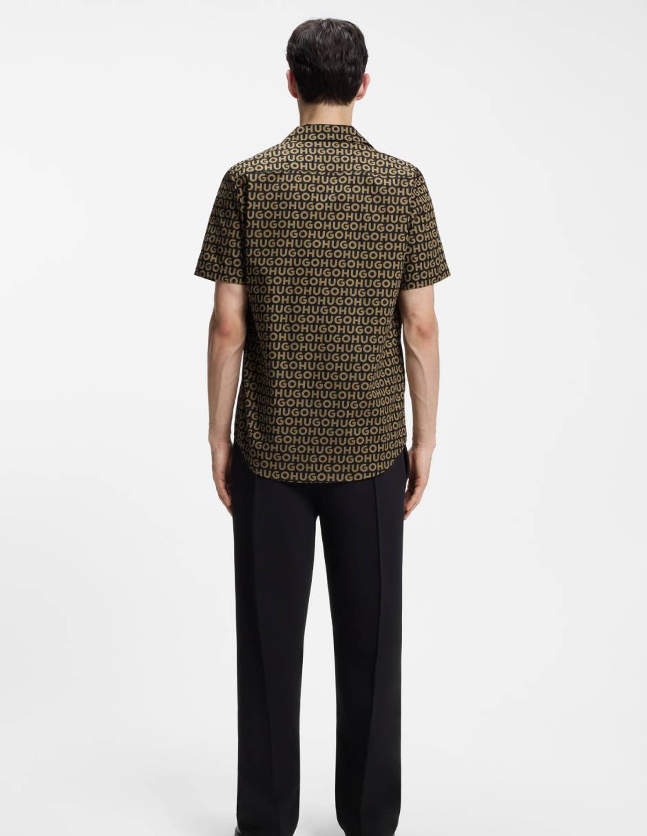Camisa casual manga corta para hombre 6
