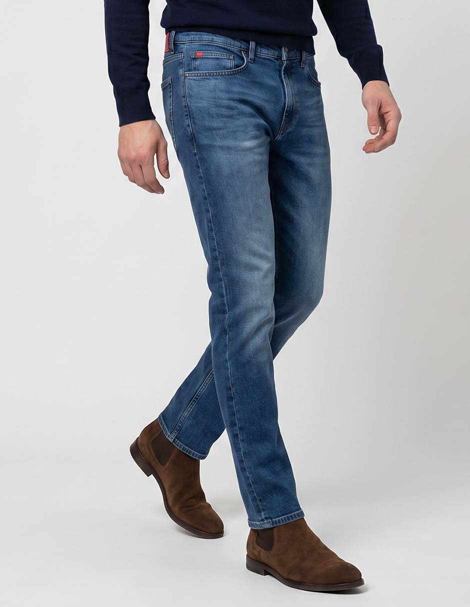 Jeans Regular Ultra slim 50561246 HUGO 734 lavado Medio para hombre