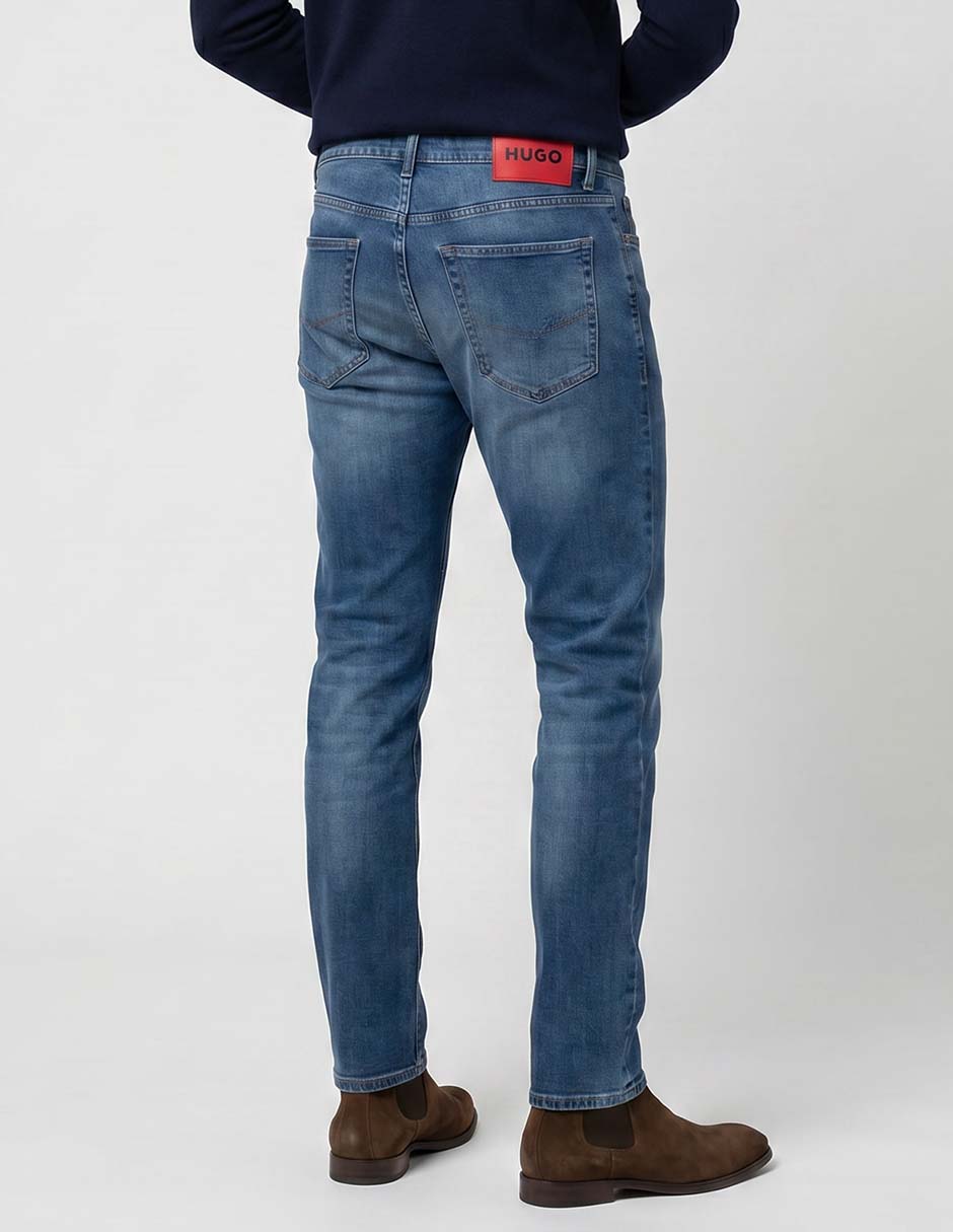 Jeans Regular Ultra slim HUGO 50561246 HUGO 734 lavado Medio para hombre