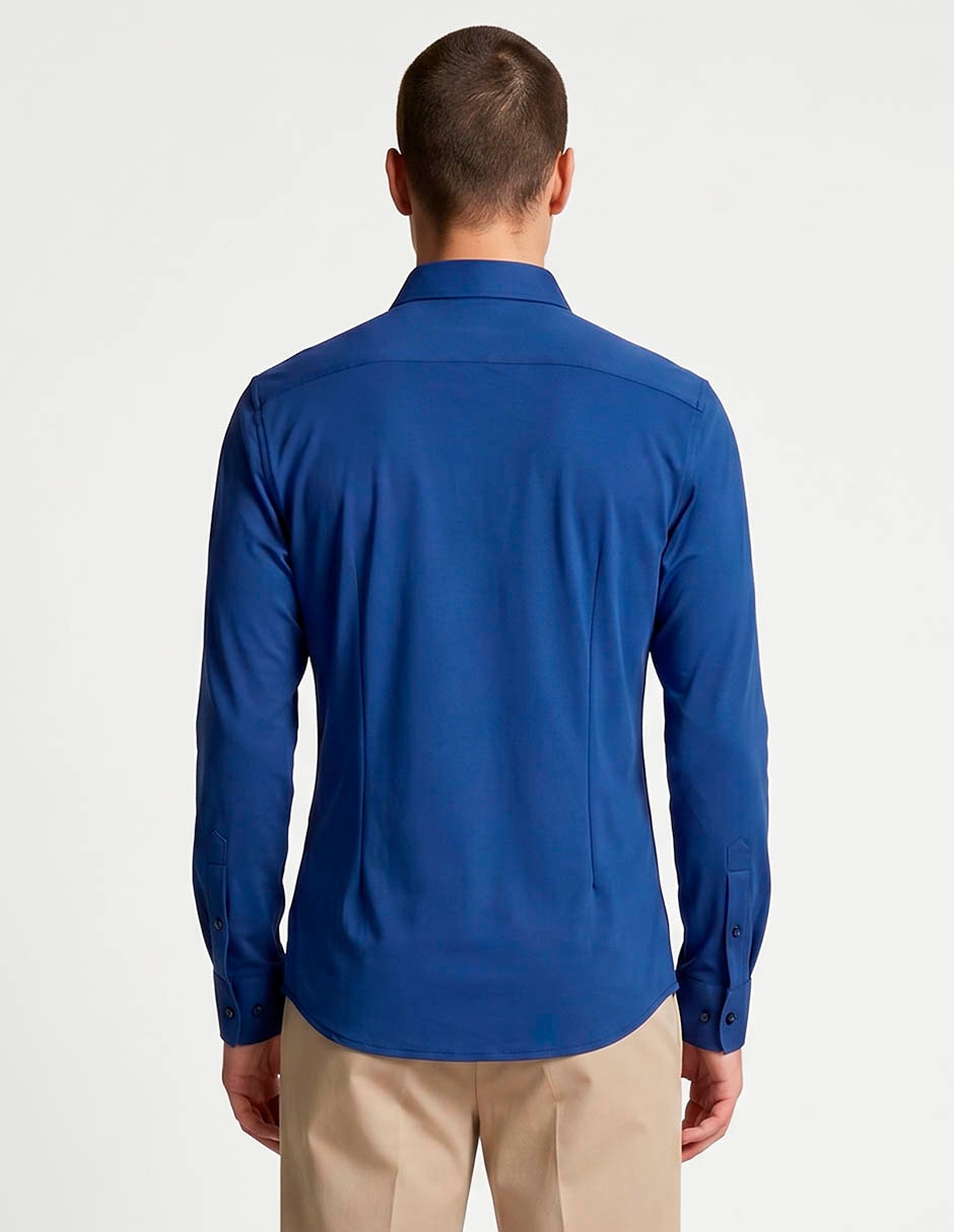 Camisa casual manga larga para hombre 2