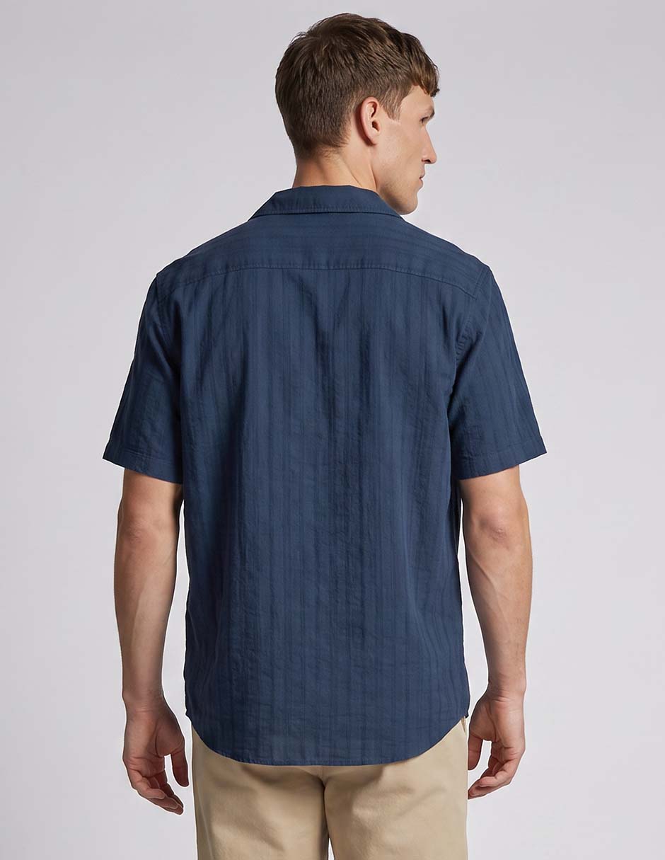 Camisa casual de algodón manga corta para hombre 2
