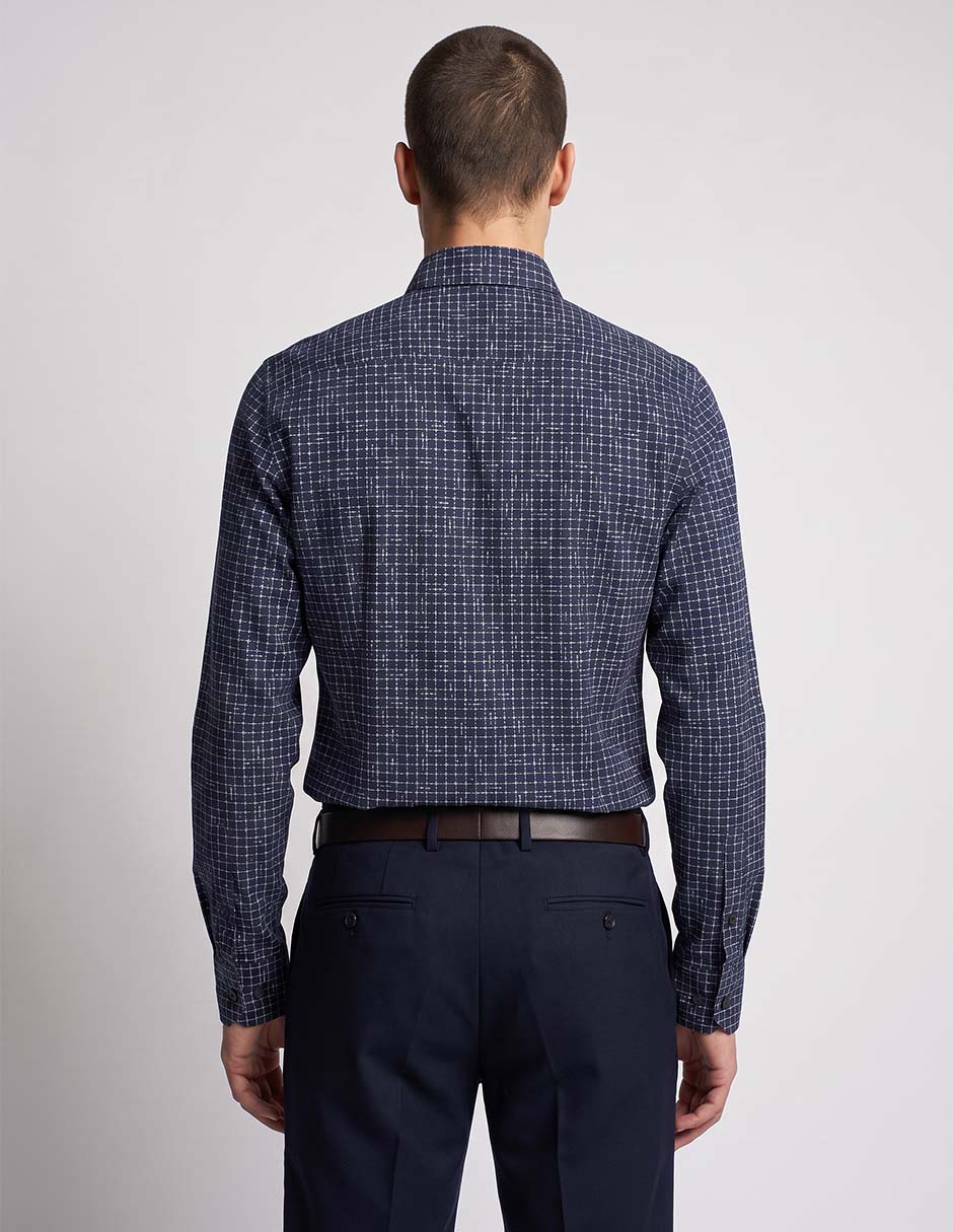 Camisa casual de algodón manga larga para hombre 2
