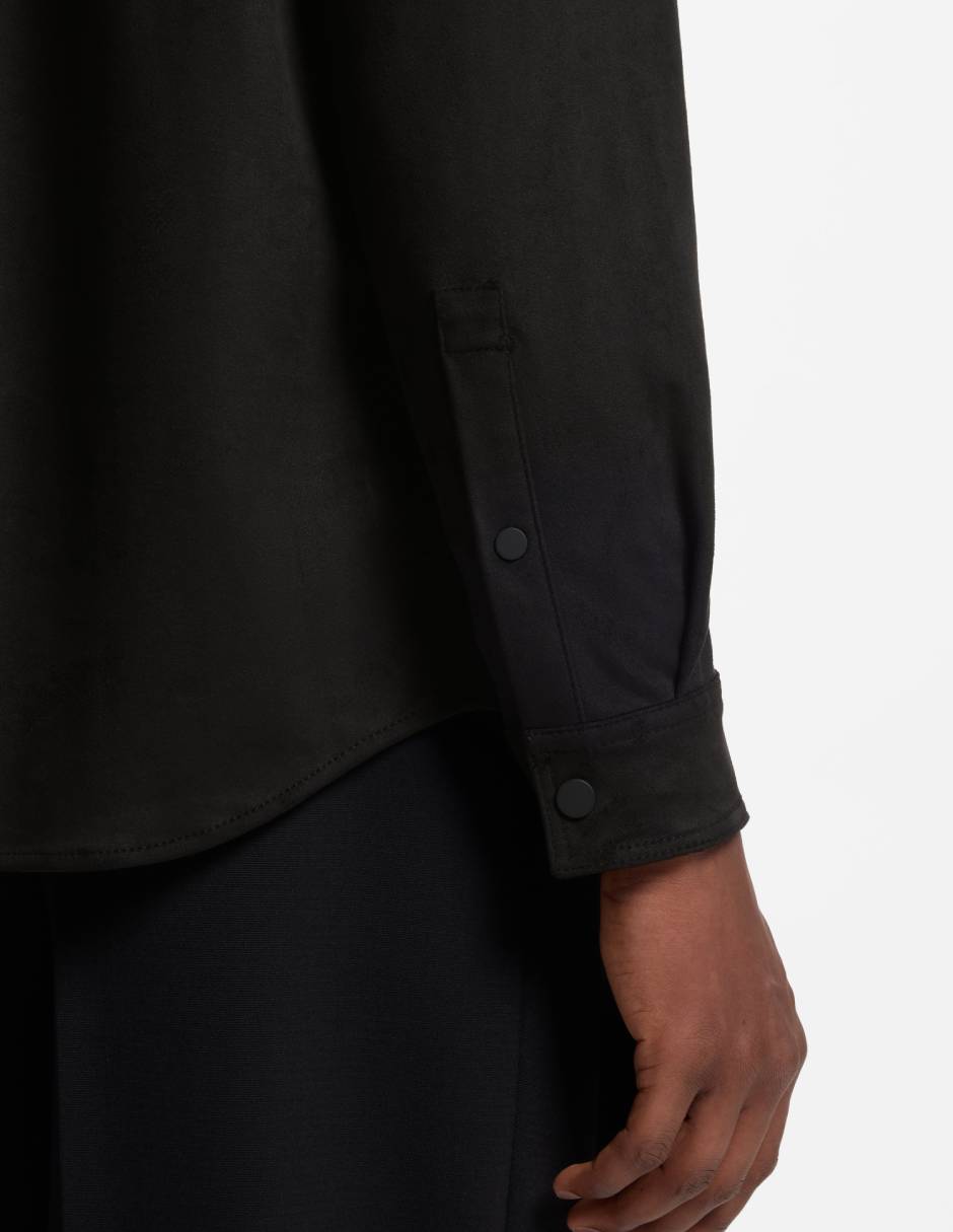 Camisa business casual de algodón manga larga para hombre 2