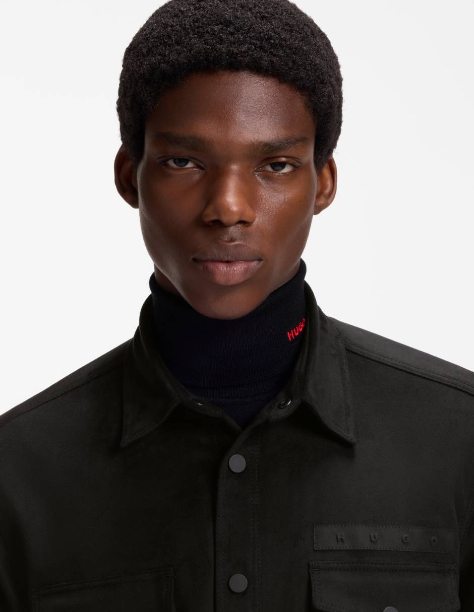 Camisa business casual de algodón manga larga para hombre 3