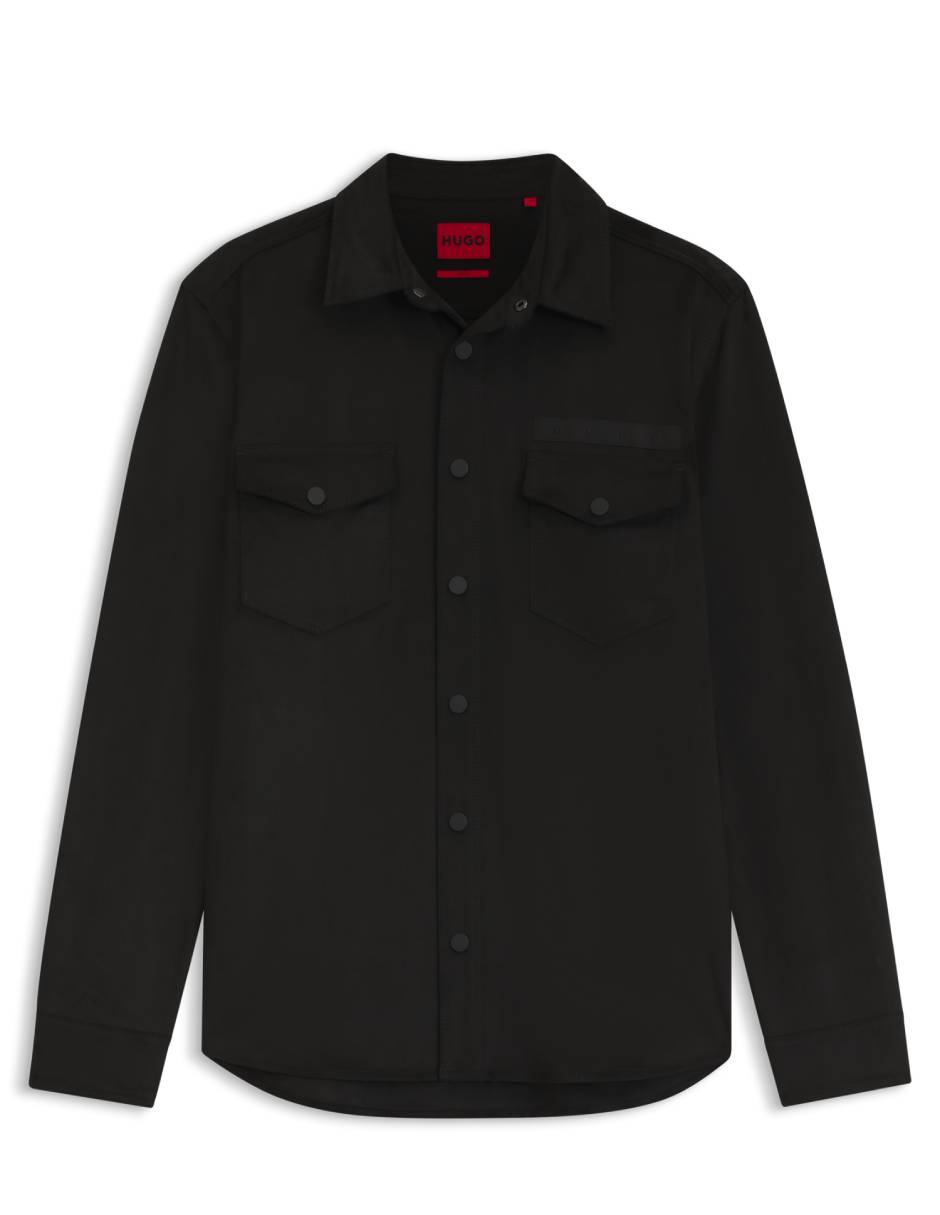 Camisa business casual de algodón manga larga para hombre 6