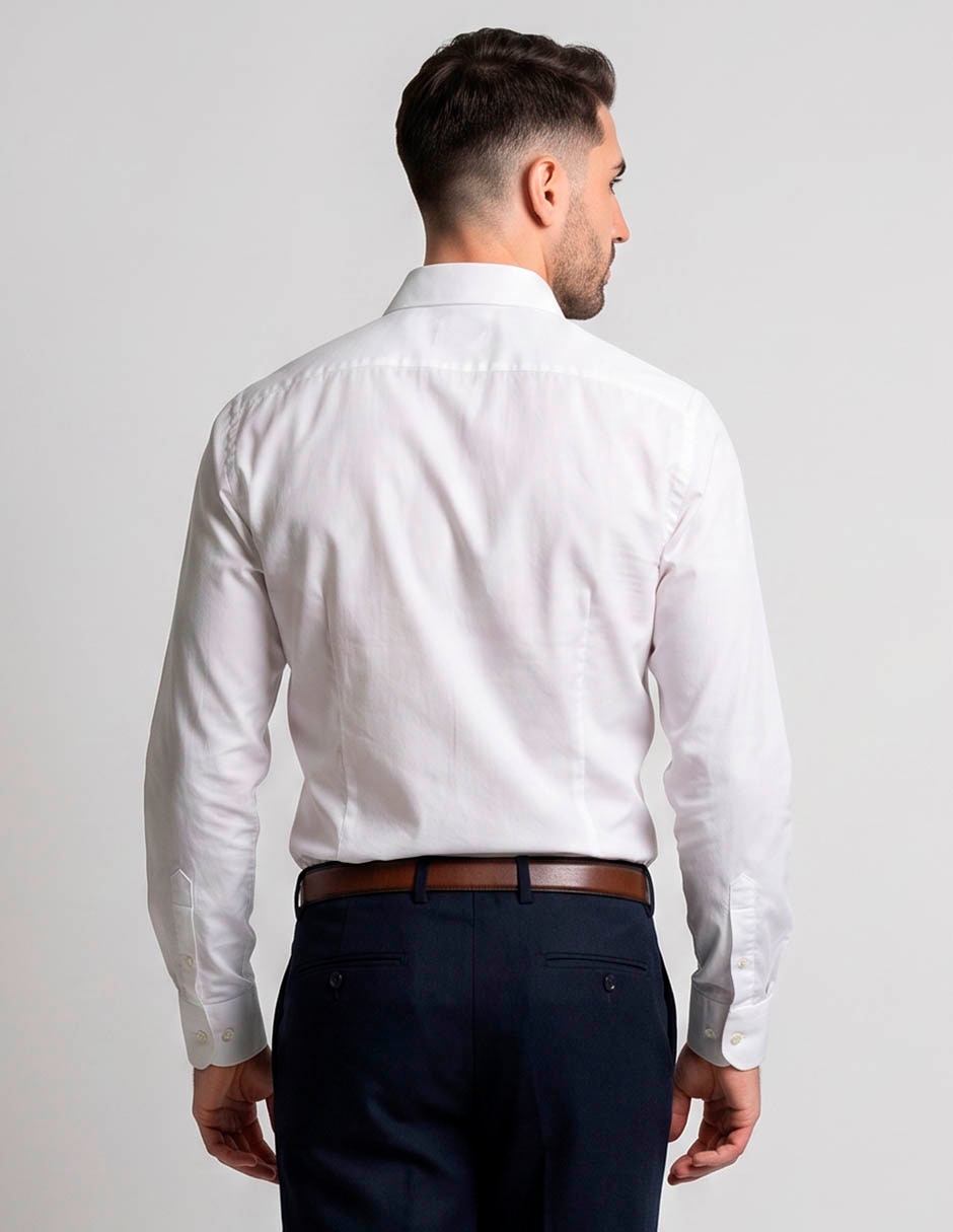 Camisa de algodón manga larga para hombre 2
