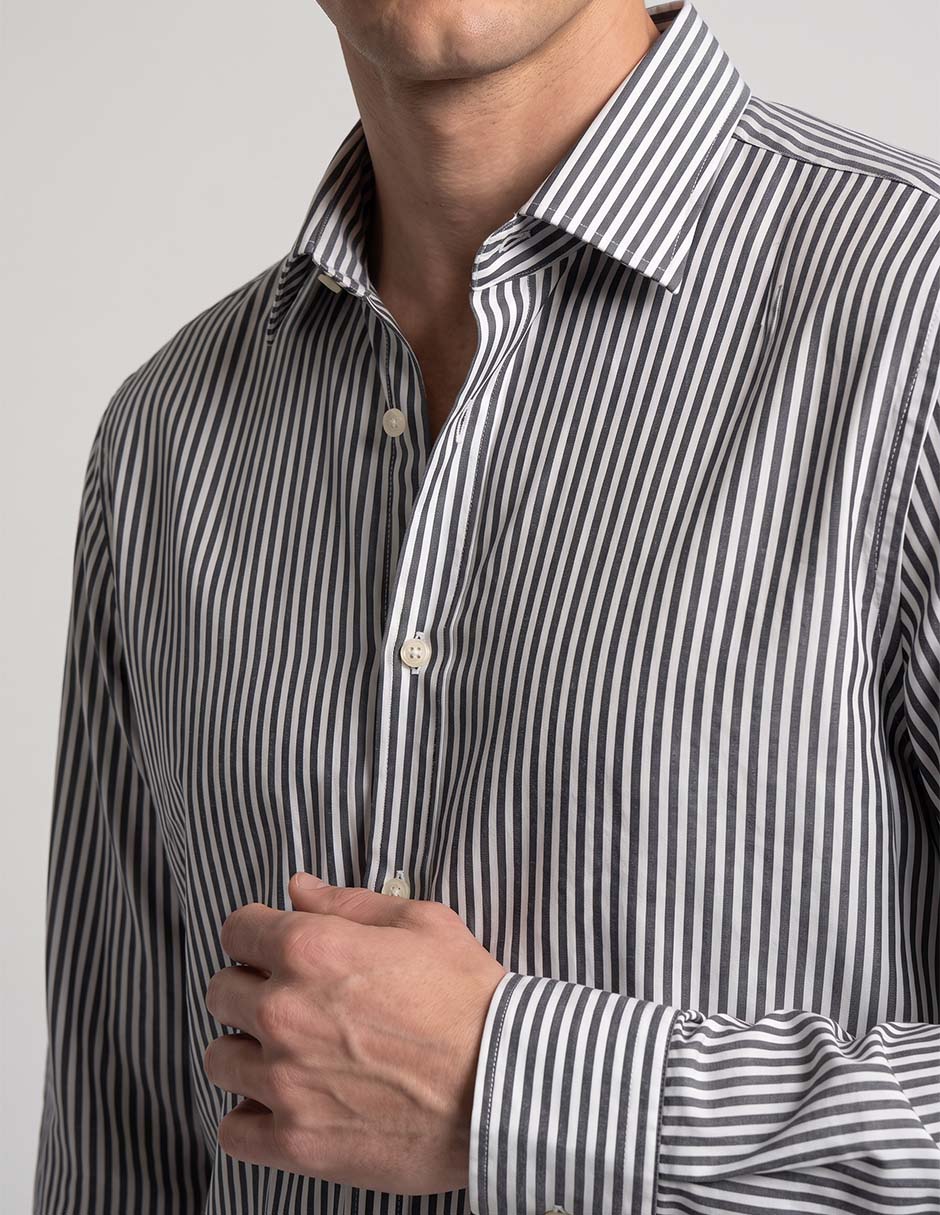 Camisa casual manga larga para hombre 3