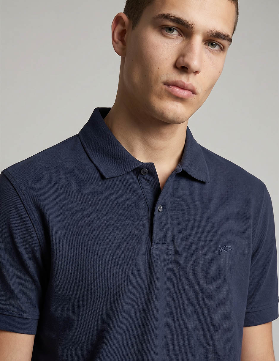 PLAYERA POLO SCAPPINO, M, AZUL MARINO