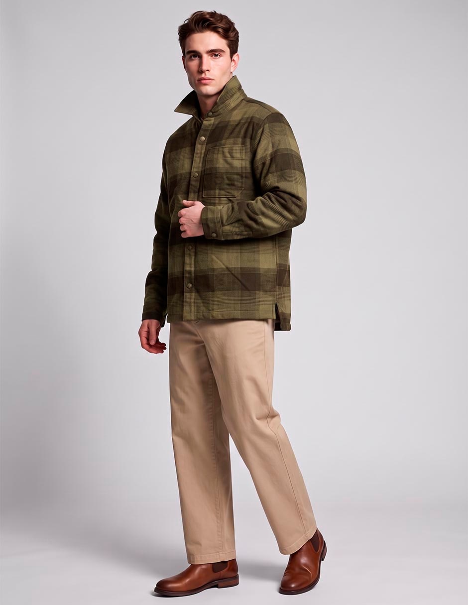 Chamarra casual de algodón para hombre Chamarra casual de algodón para hombre