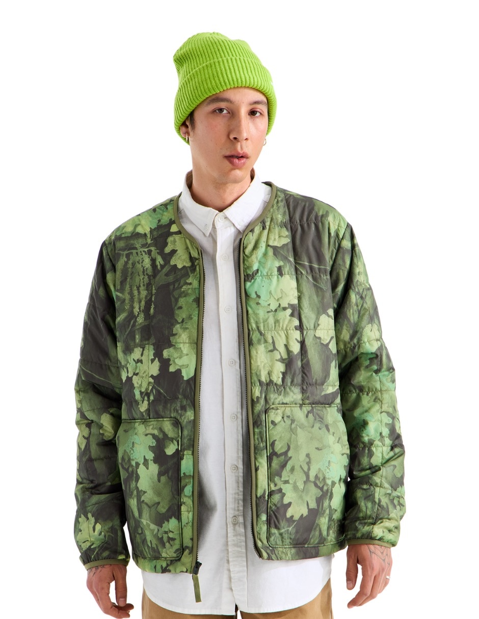 Chamarra casual con bolsillos para hombre