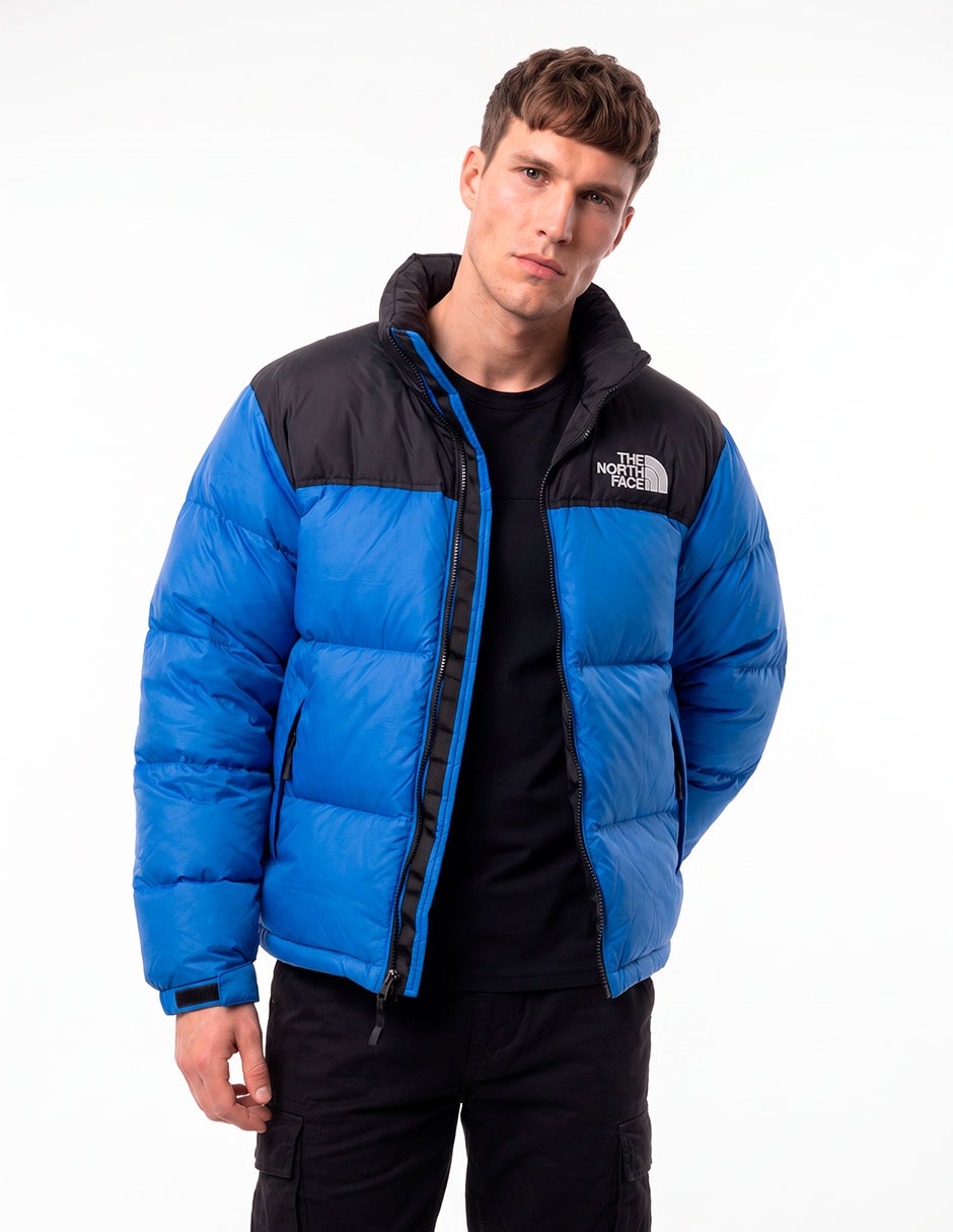 Chamarra acolchada con bolsillos para hombre