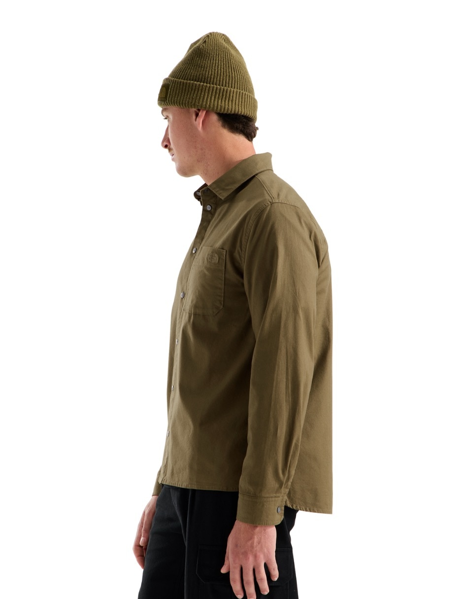 Camisa casual manga larga para hombre 3