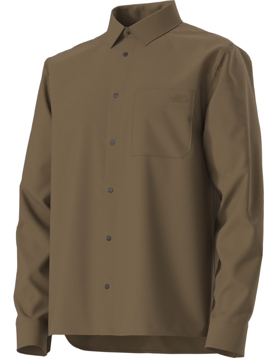 Camisa casual manga larga para hombre 4