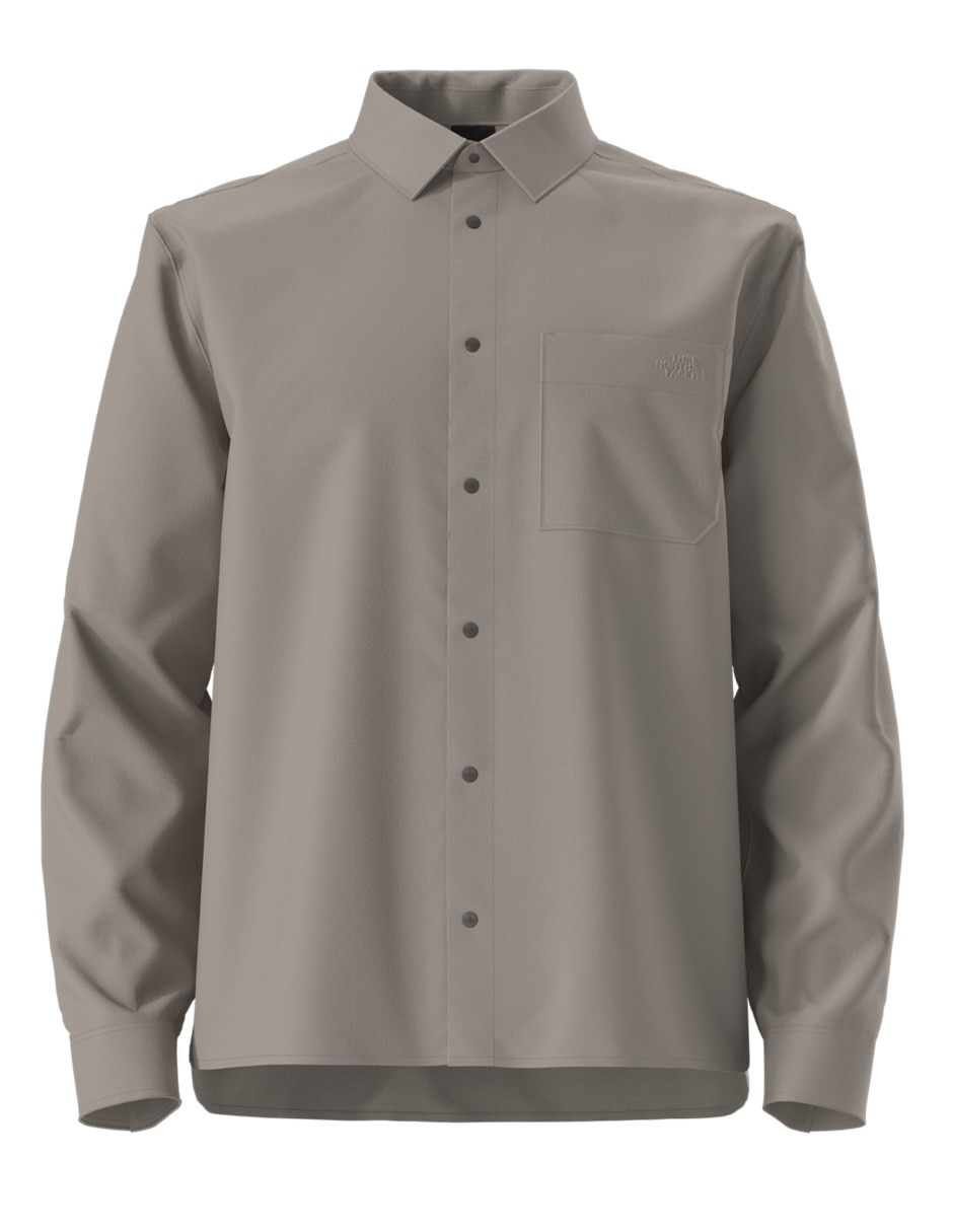 Camisa casual manga larga para hombre