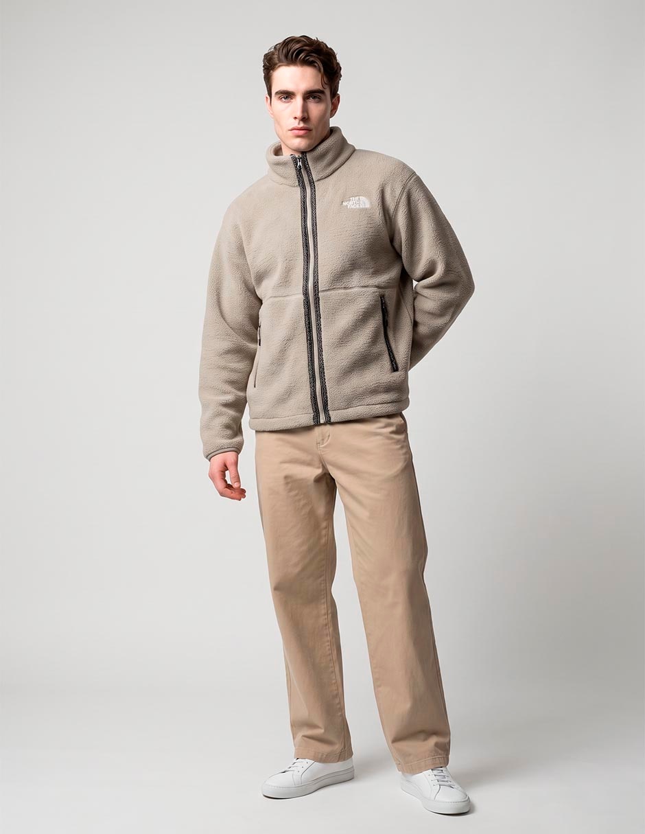 Chamarra casual the north face con bolsillos para hombre