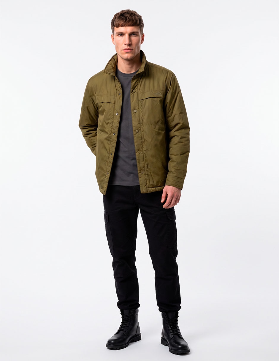 Chamarra casual impermeable con bolsillos para hombre Chamarra casual impermeable con bolsillos para hombre