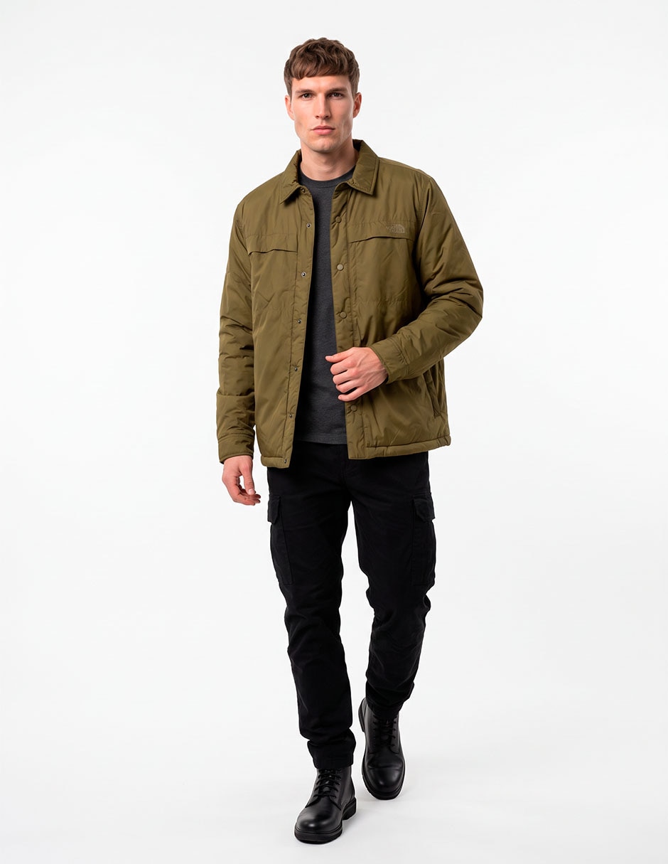 Chamarra casual impermeable con bolsillos para hombre 3