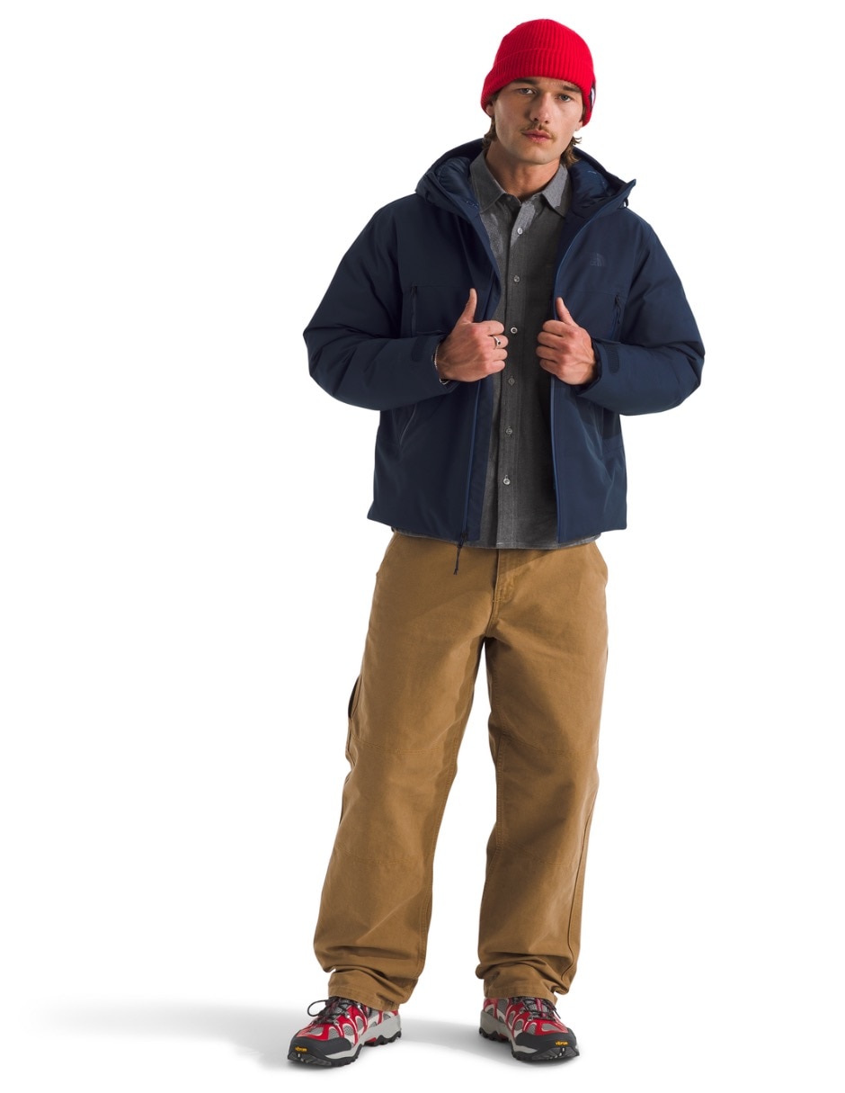 Chamarra casual con bolsillos para hombre 2