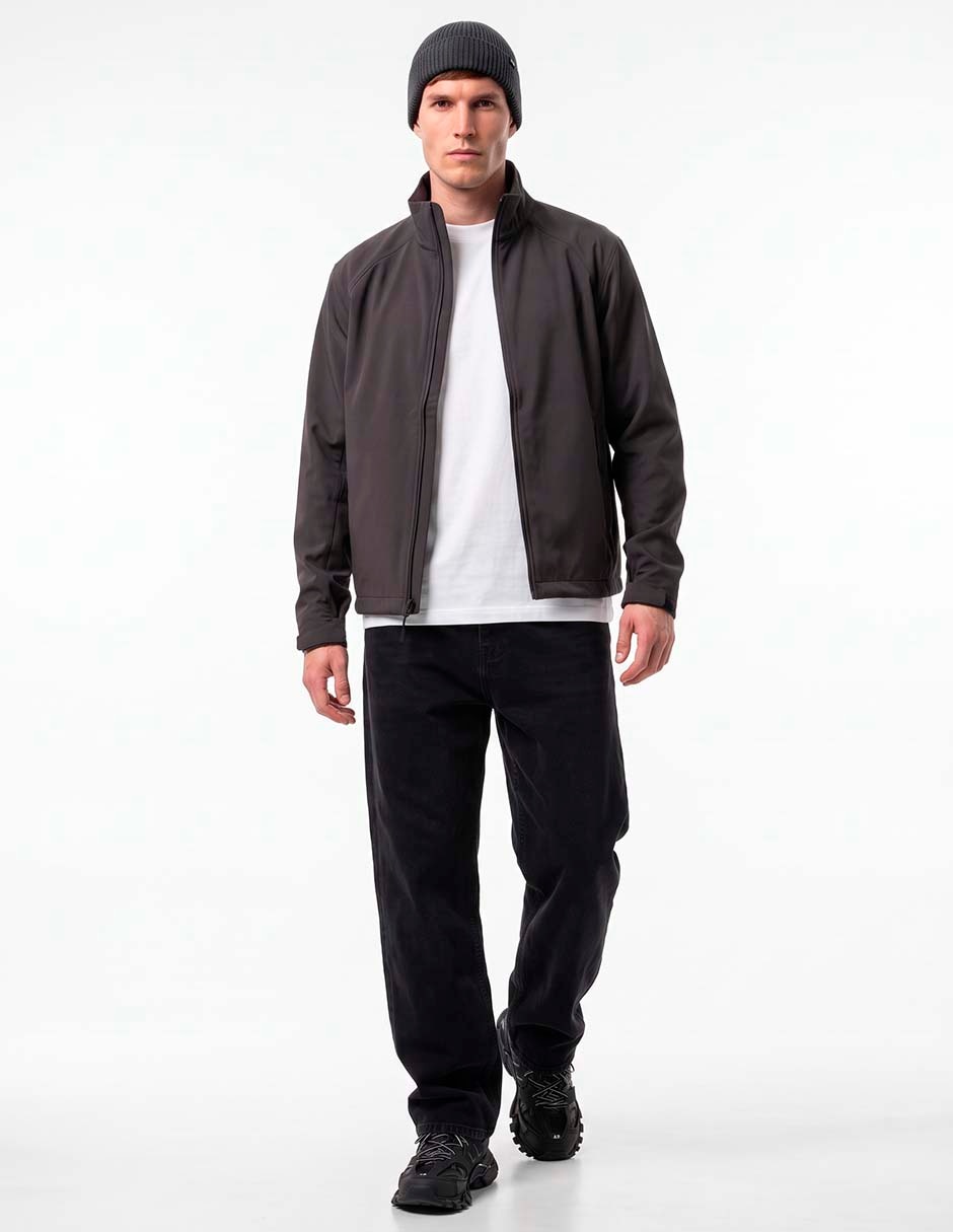 Chamarra casual con bolsillos para hombre