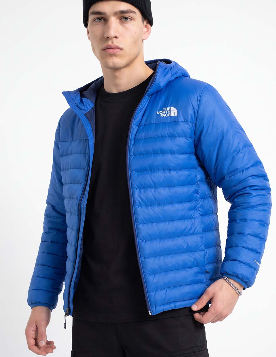 Chamarra casual capucha y bolsa para hombre