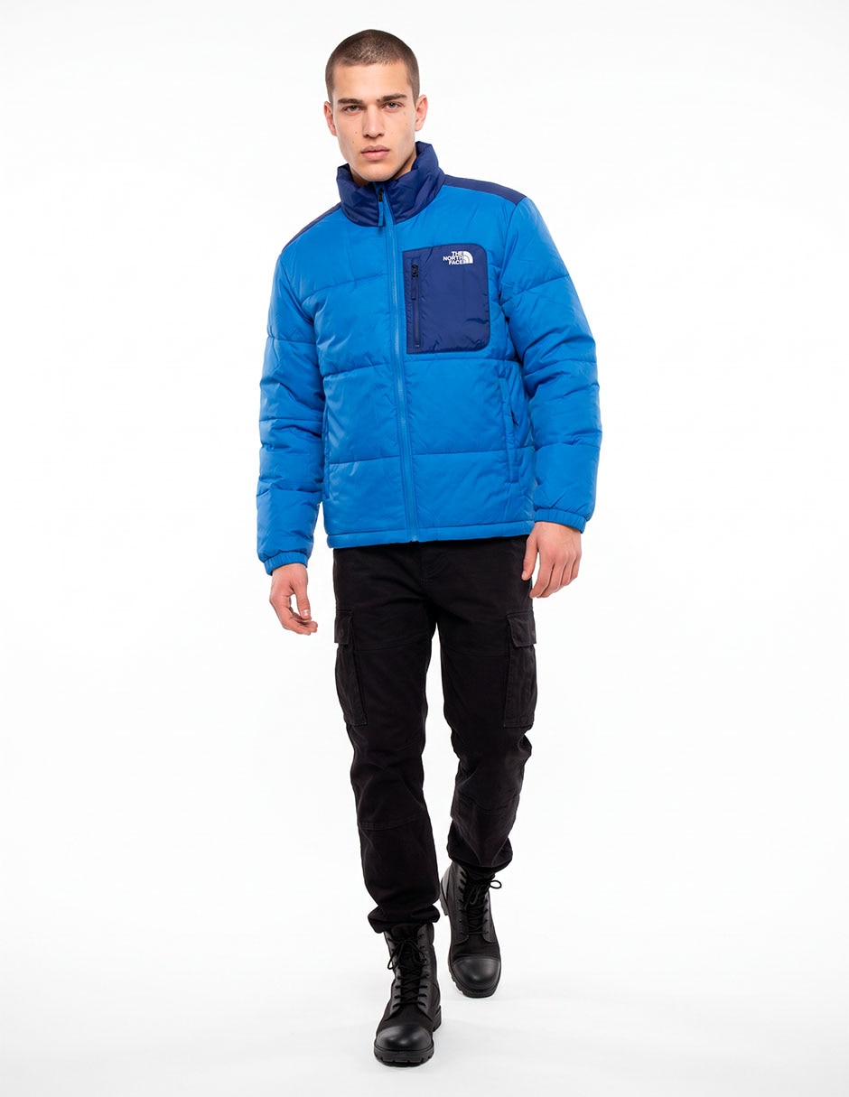 Chamarra acolchada con bolsillos para hombre 3