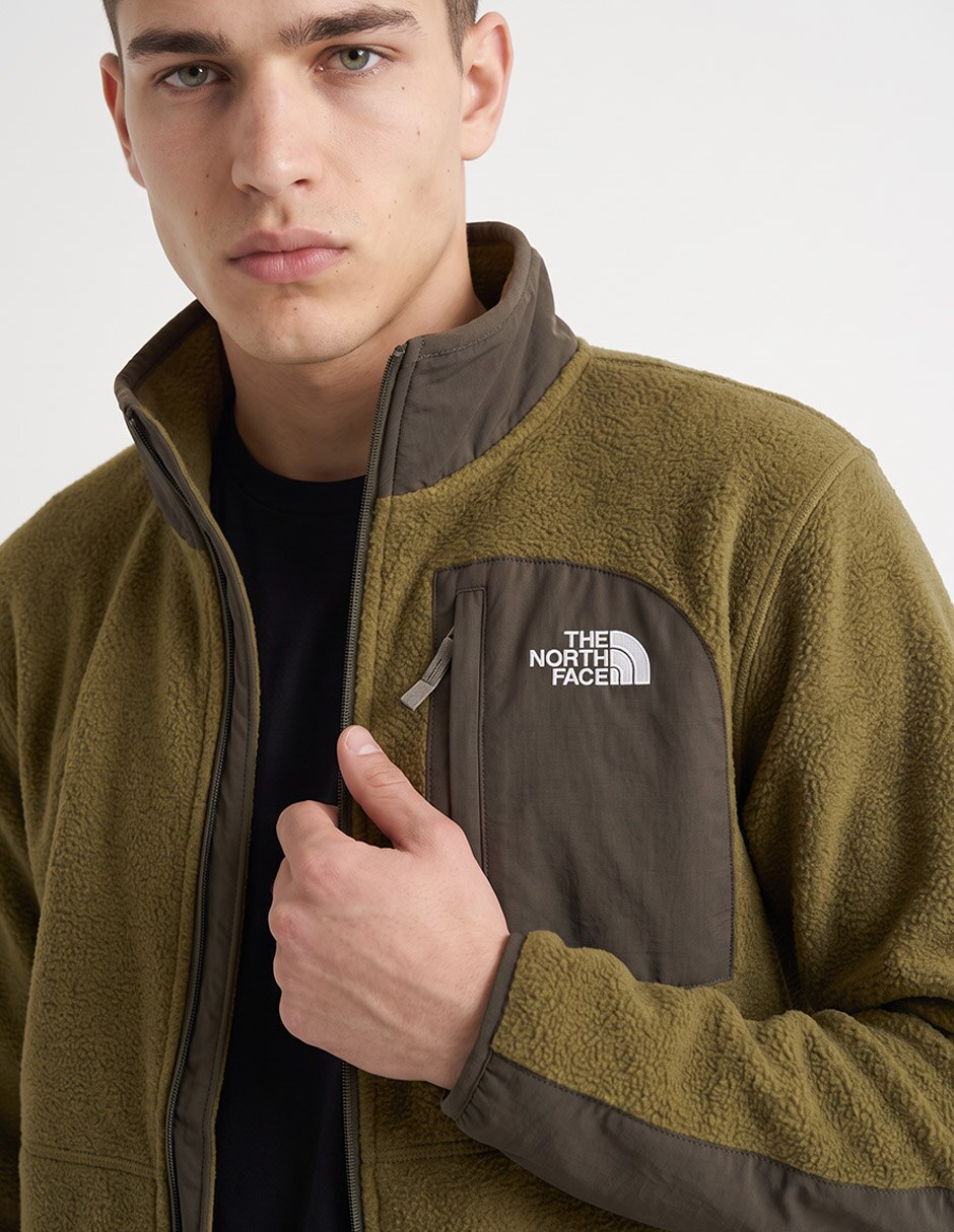 Chamarra casual con bolsillos para hombre