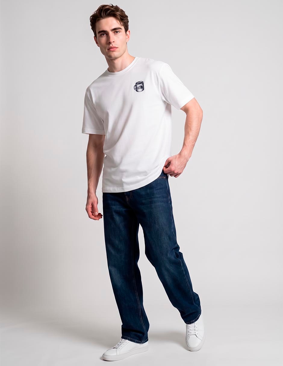 Playera cuello redondo para hombre
