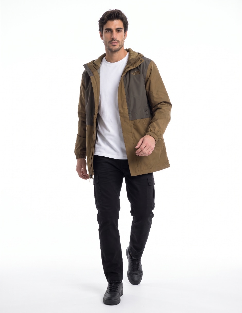 Chamarra parka con bolsillos para hombre 3