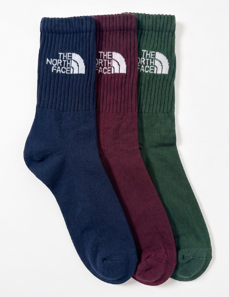 Set de calceta de algodón para hombre 3 pares