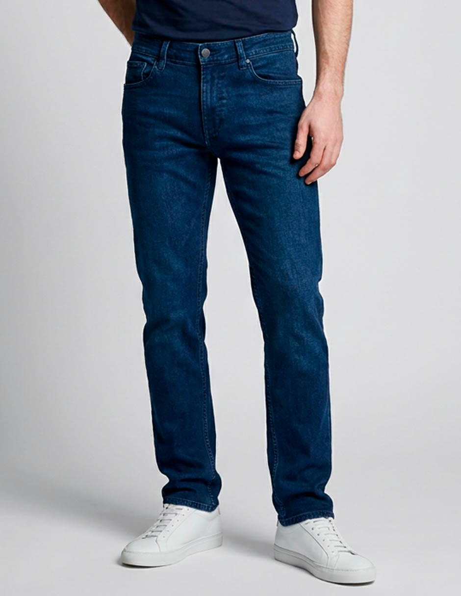 Jeans straight lavado medio para hombre Jeans straight lavado medio para hombre