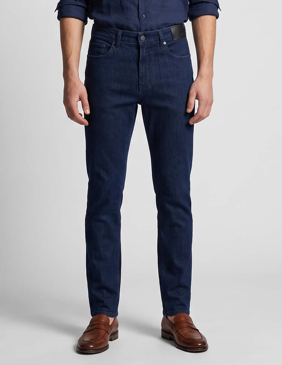 Jeans straight lavado Medio para hombre