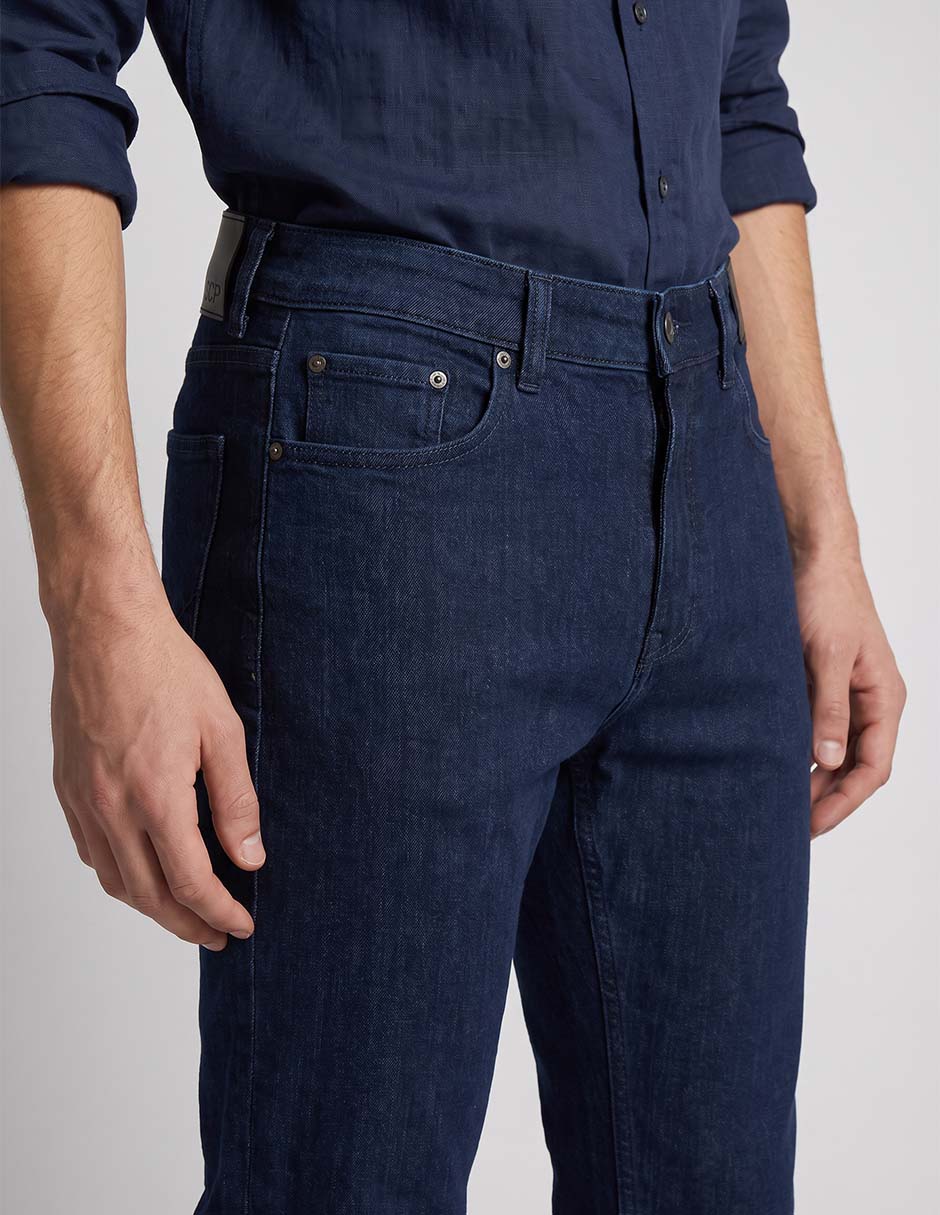 Jeans straight lavado Medio para hombre 2