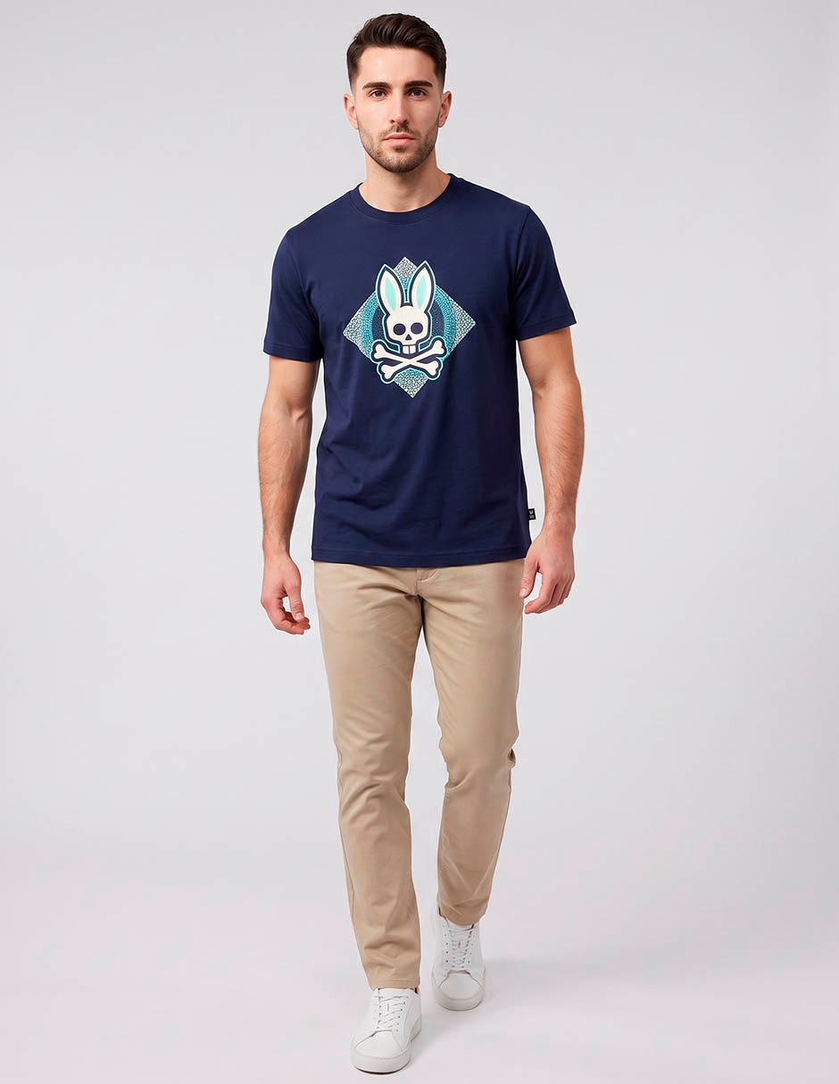 Playera frank cuello redondo para hombre Playera frank cuello redondo para hombre