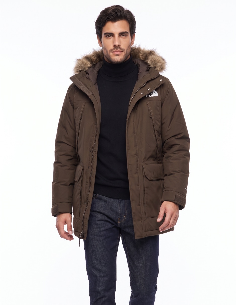 Chamarra capitonada con bolsillos para hombre Chamarra capitonada con bolsillos para hombre