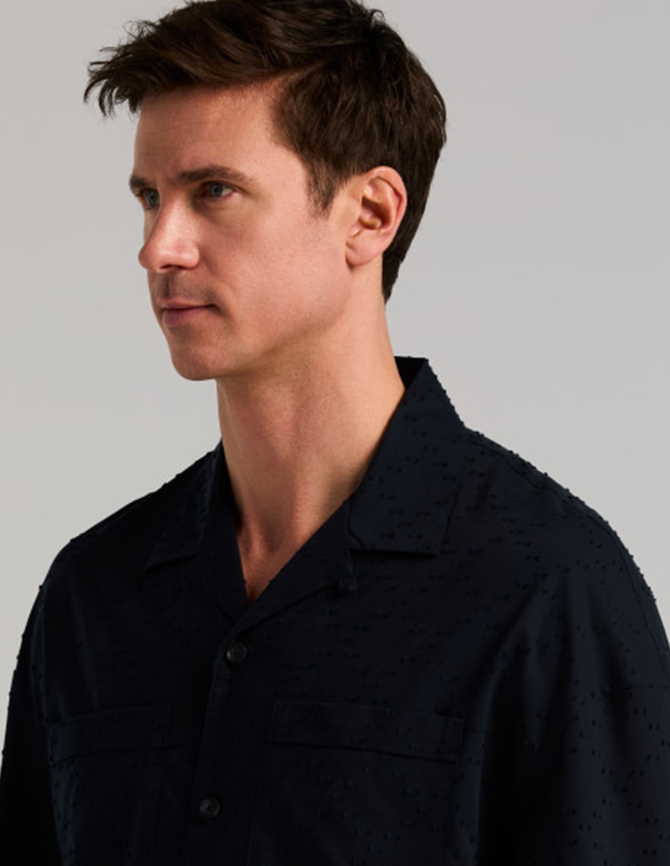 Camisa casual manga corta para hombre 4