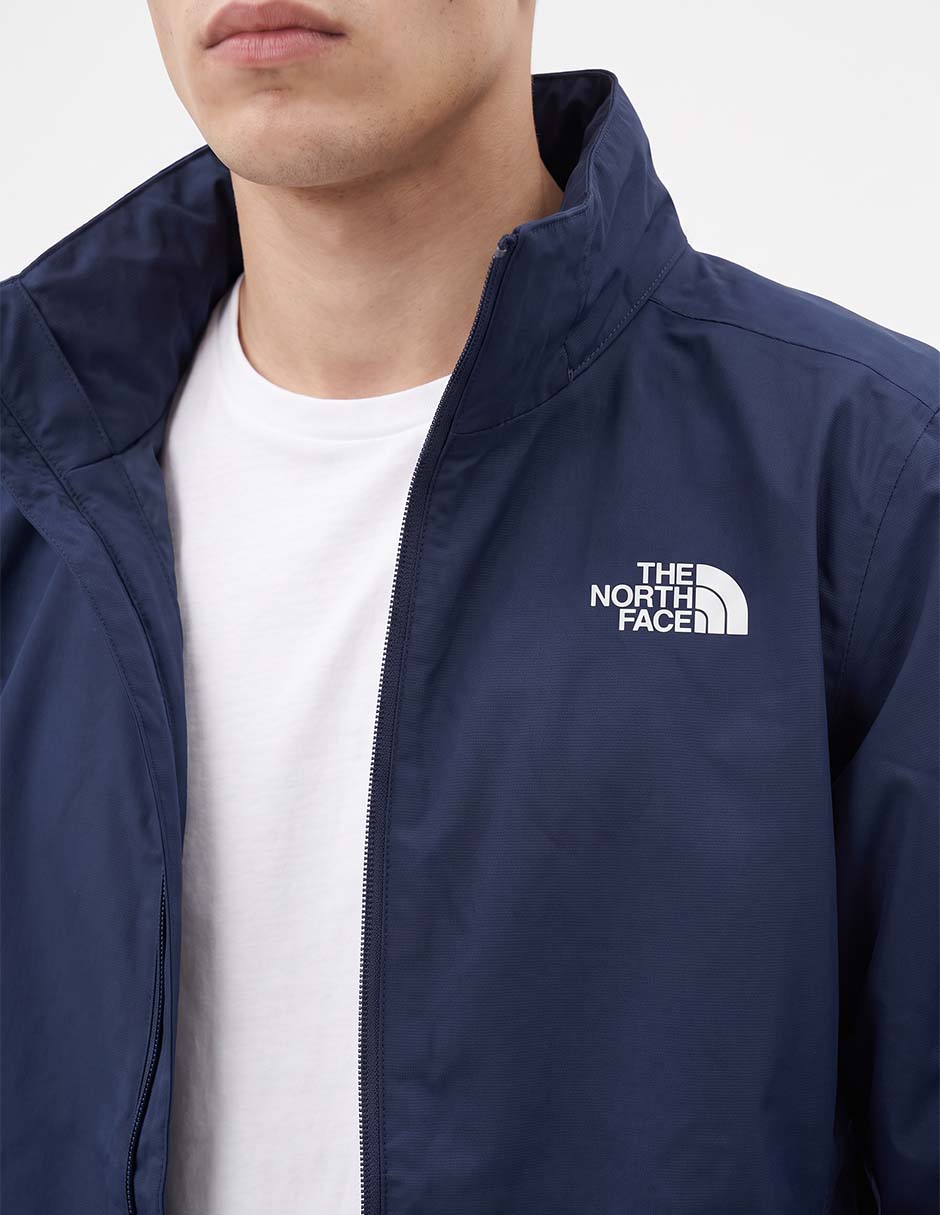 Chamarra casual con capucha y bolsa para hombre