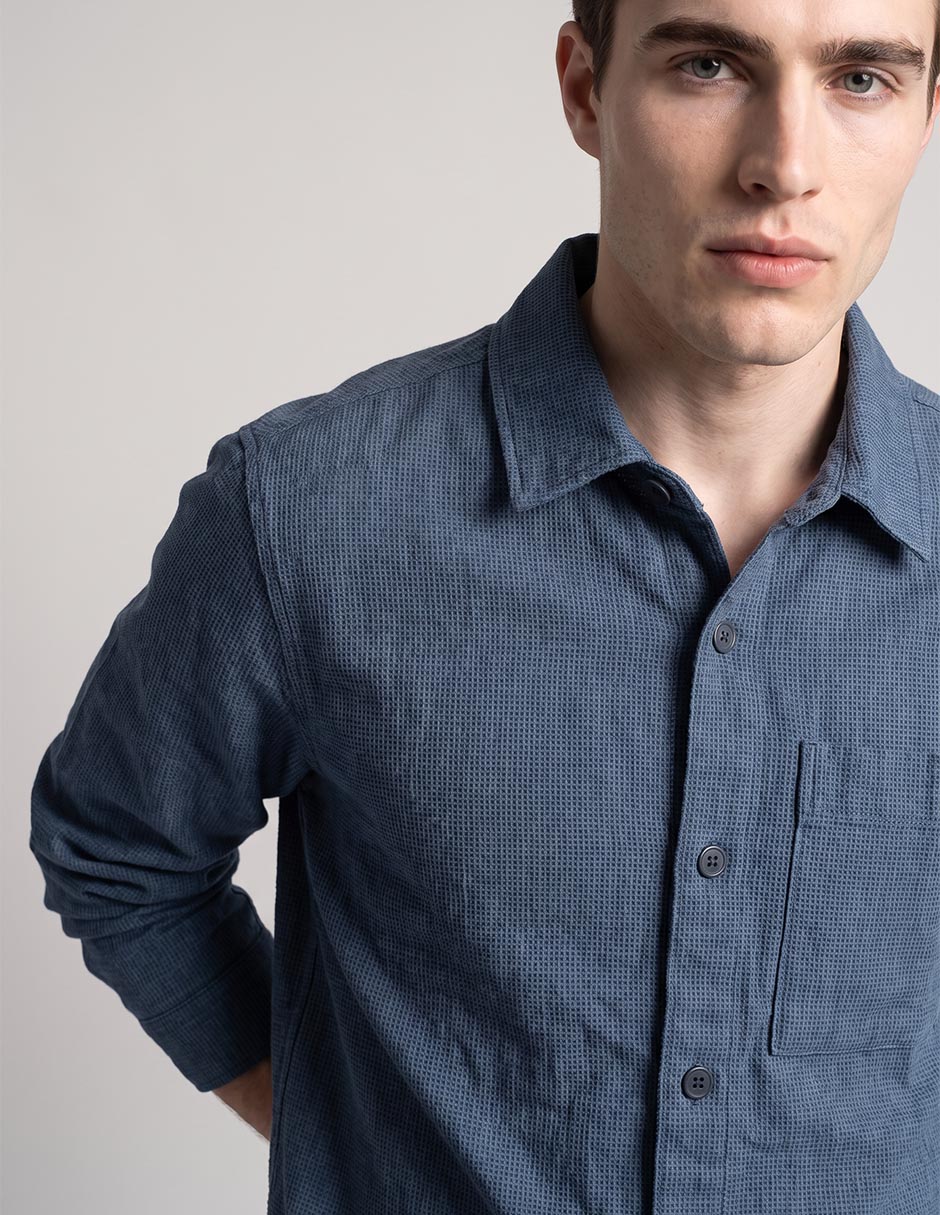 Chamarra casual con bolsillos para hombre 2