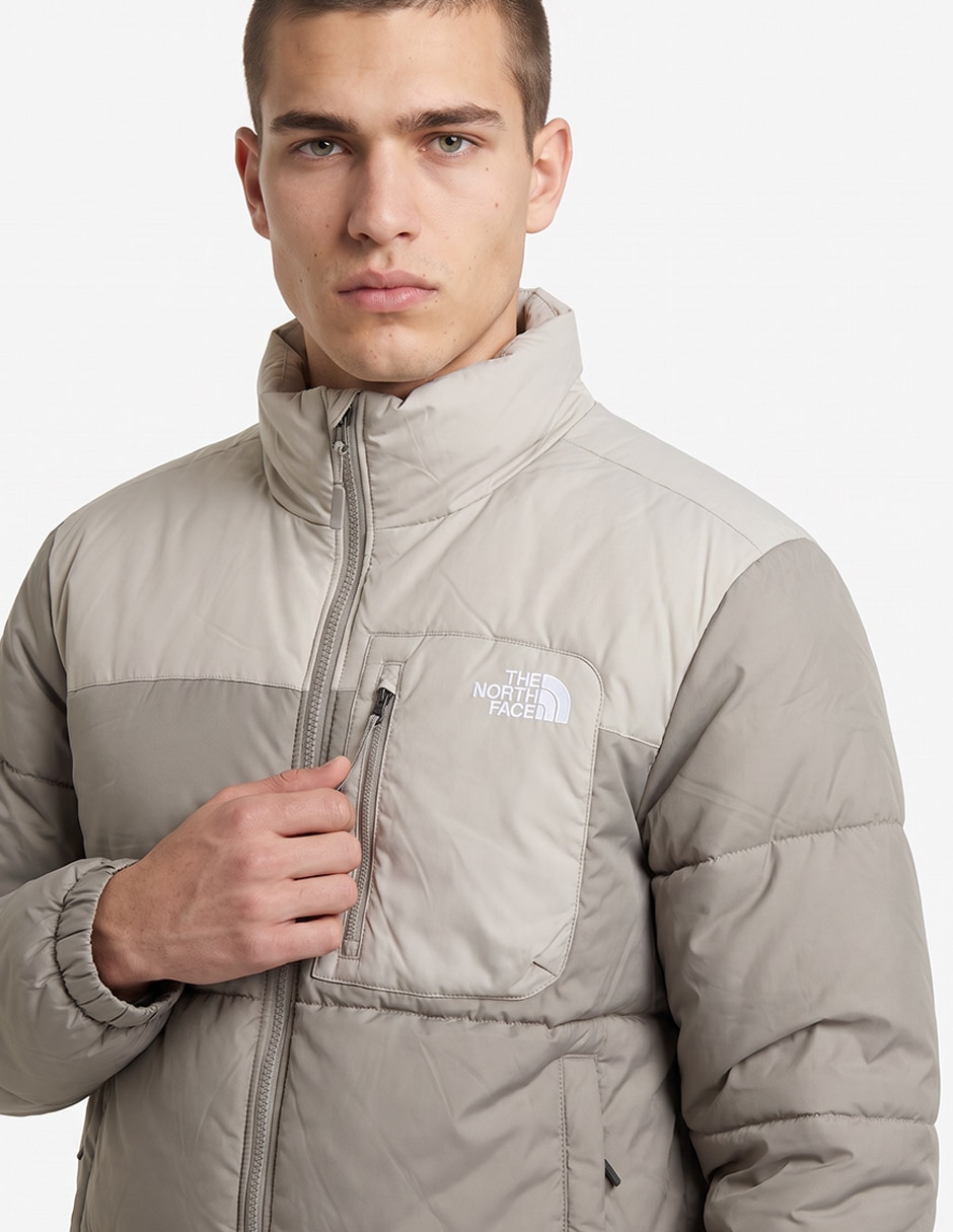 Chamarra acolchada con bolsillos para hombre 2