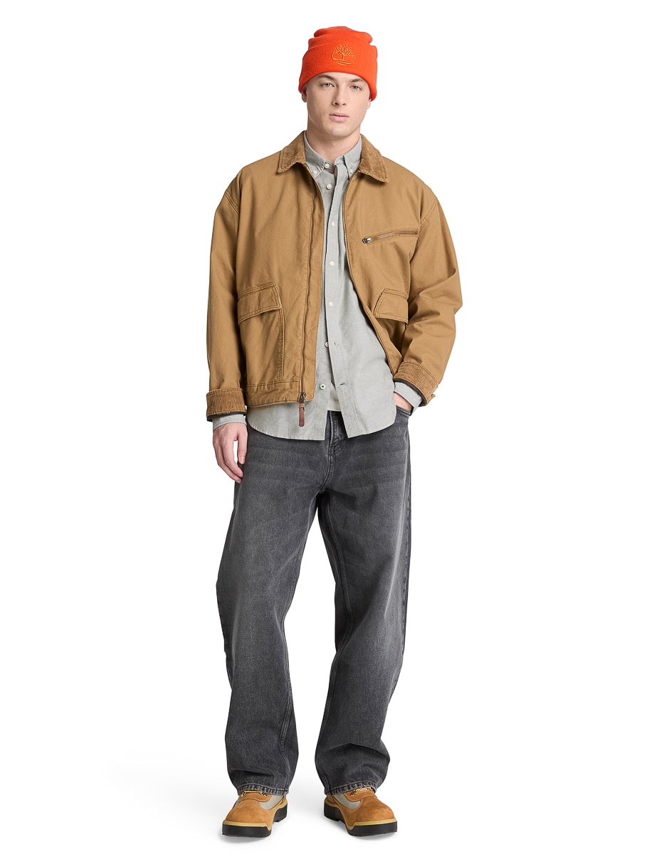 Camisa casual manga larga para hombre 4